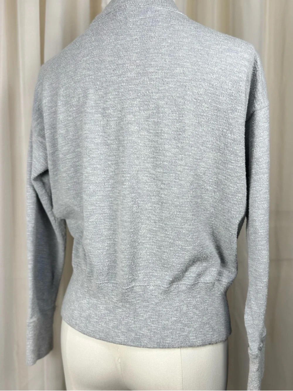 Madewell Gray Tan Knit Pullover Sweater soft cozy women’s size small S